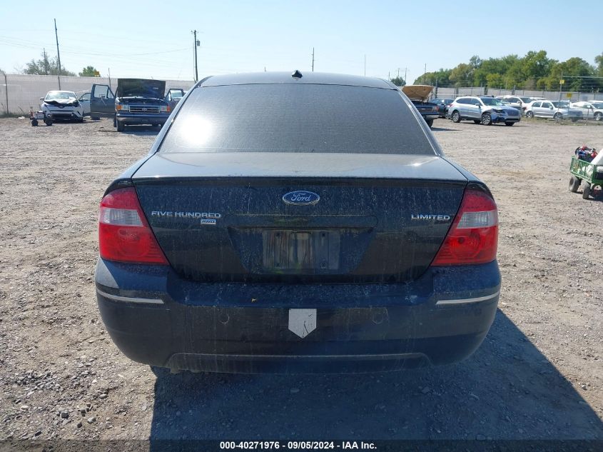 2007 Ford Five Hundred Limited VIN: 1FAHP28127G145698 Lot: 40271976