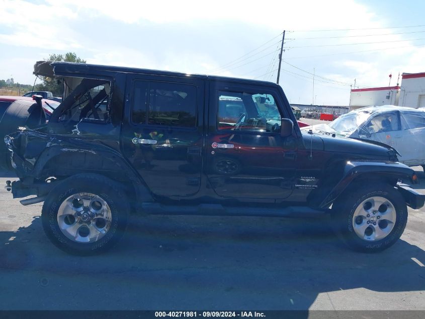 2013 Jeep Wrangler Unlimited Sahara VIN: 1C4HJWEG6DL583302 Lot: 40271981