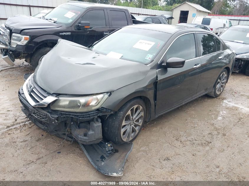 VIN 1HGCR2F5XDA157845 2013 Honda Accord, Sport no.2