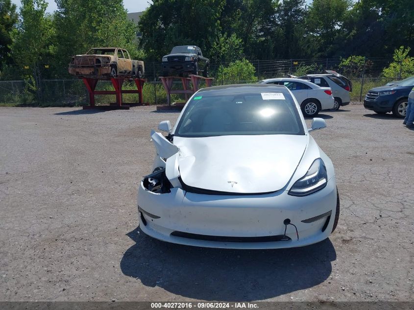 2020 Tesla Model 3 Long Range Dual Motor All-Wheel Drive VIN: 5YJ3E1EB3LF622659 Lot: 40272016