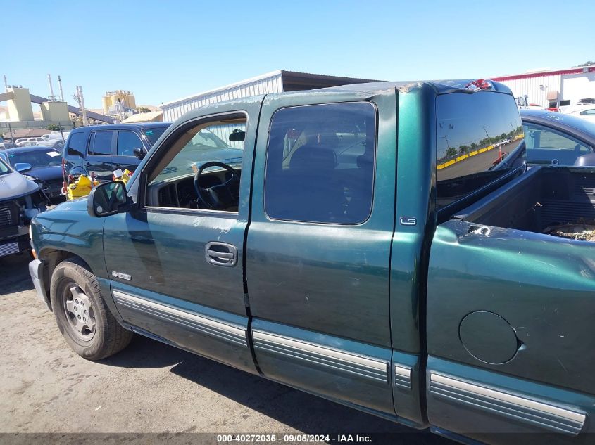 2001 Chevrolet Silverado 1500 Ls VIN: 2GCEC19T711183029 Lot: 40272035