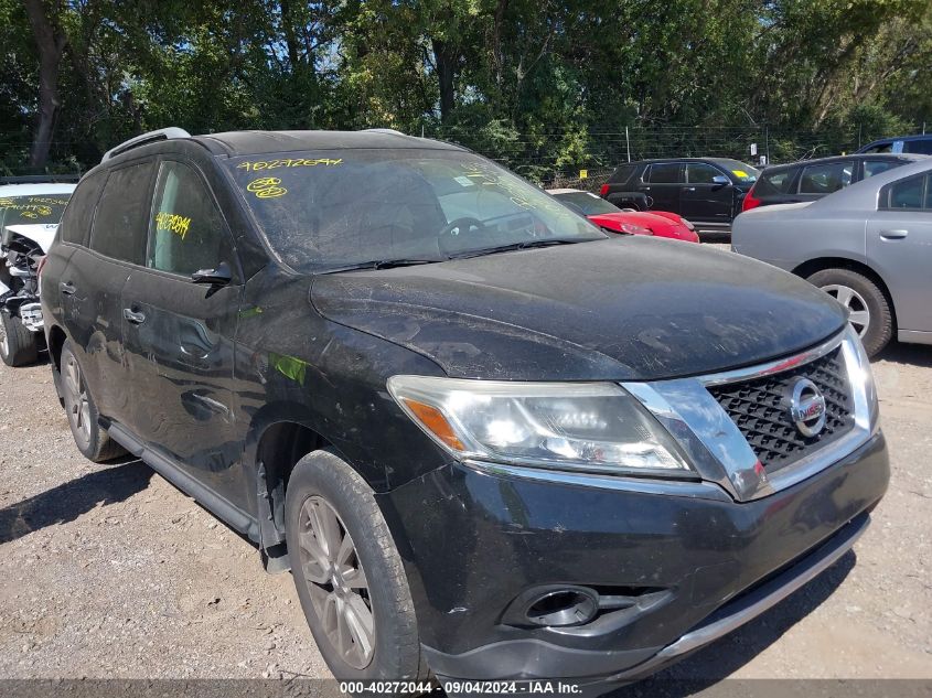 2014 Nissan Pathfinder Sv VIN: 5N1AR2MN8EC690027 Lot: 40272044