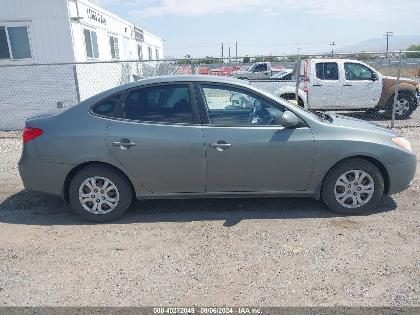 2010 Hyundai Elantra Gls VIN: KMHDU4AD6AU090551 Lot: 40272049