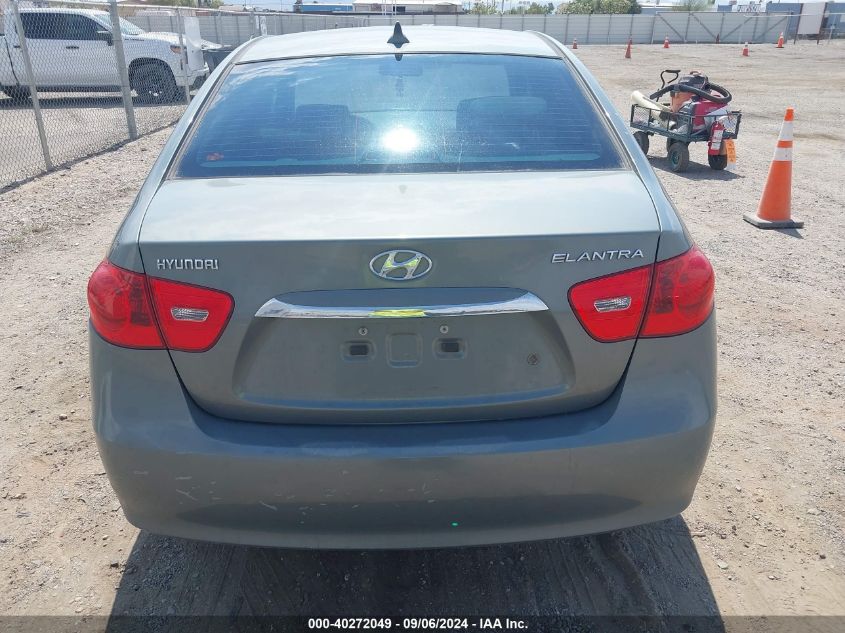 2010 Hyundai Elantra Gls VIN: KMHDU4AD6AU090551 Lot: 40272049