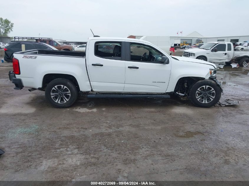 2021 Chevrolet Colorado 4Wd Short Box Z71 VIN: 1GCGTDENXM1233532 Lot: 40272069