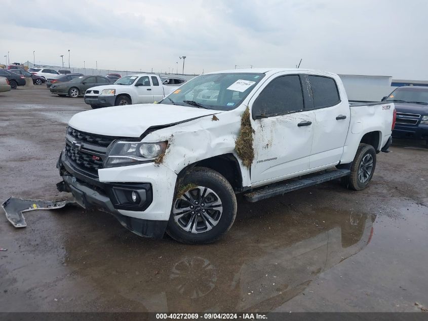 VIN 1GCGTDENXM1233532 2021 CHEVROLET COLORADO no.2