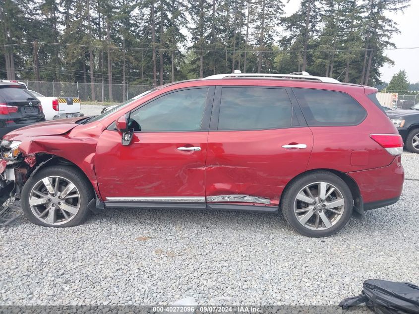 2015 Nissan Pathfinder Platinum VIN: 5N1AR2MM7FC624657 Lot: 40272096