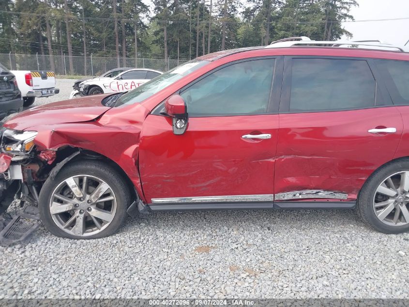 2015 Nissan Pathfinder Platinum VIN: 5N1AR2MM7FC624657 Lot: 40272096