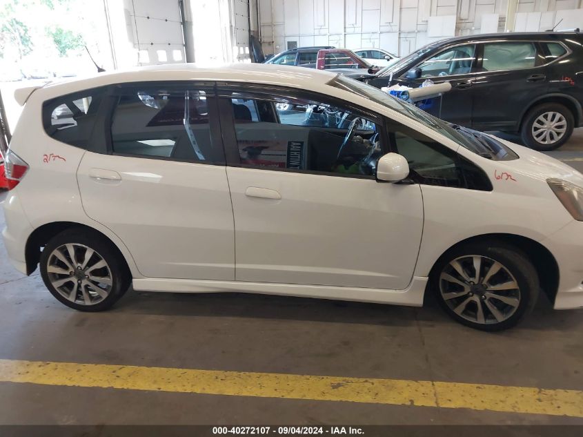 2012 Honda Fit Sport VIN: JHMGE8H54CS007698 Lot: 40272107