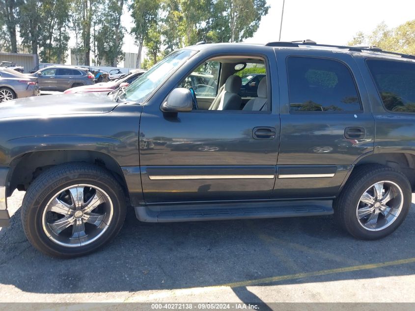 2005 Chevrolet Tahoe C1500 VIN: 1GNEC13T95R214777 Lot: 40272138