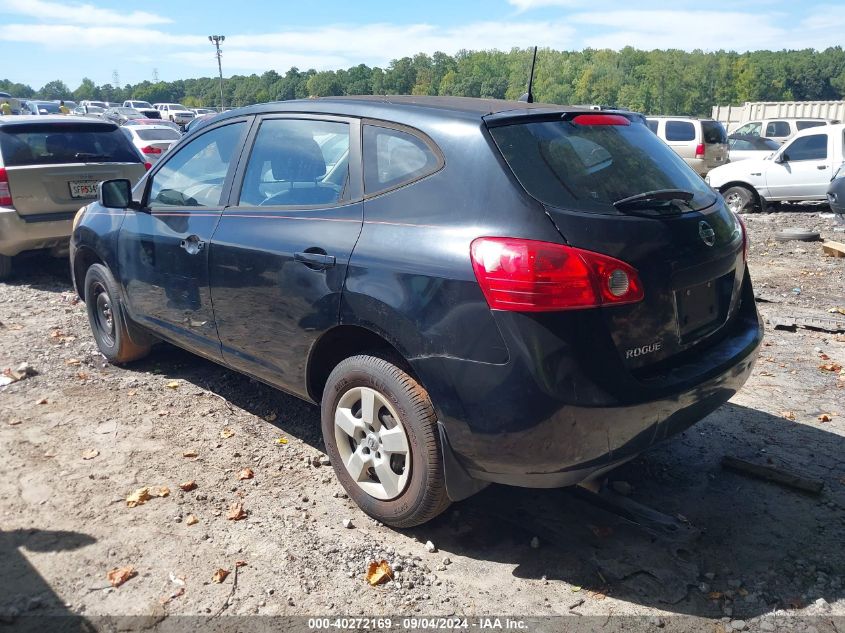 2008 Nissan Rogue S VIN: JN8AS58T98W003454 Lot: 40272169