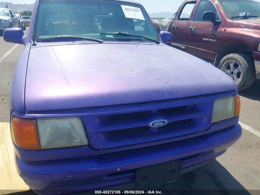 1995 Ford Ranger Super Cab VIN: 1FTCR14X6SPA55000 Lot: 40272185