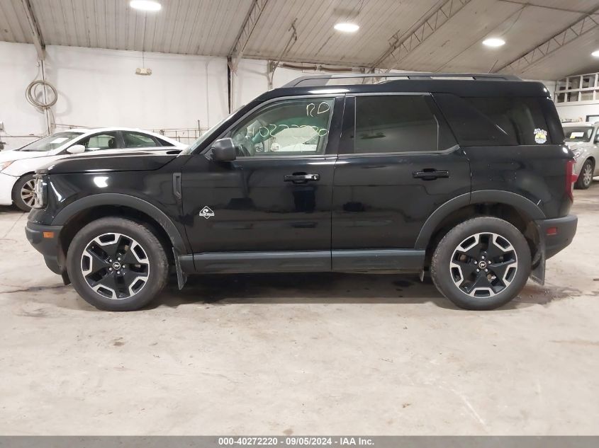 2021 Ford Bronco Sport Outer Banks VIN: 3FMCR9C62MRA72830 Lot: 40272220