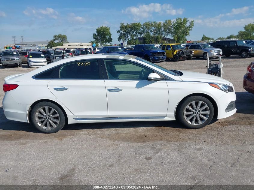 2017 Hyundai Sonata Limited VIN: 5NPE34AF0HH583904 Lot: 40272240