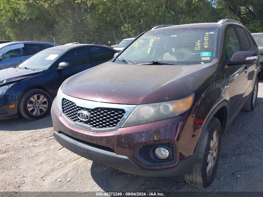 2011 Kia Sorento Lx VIN: 5XYKT3A15BG071829 Lot: 40272249