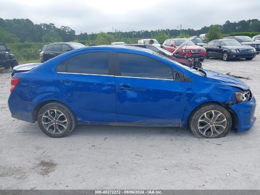 2019 Chevrolet Sonic Lt Auto VIN: 1G1JD5SB5K4149643 Lot: 40272272