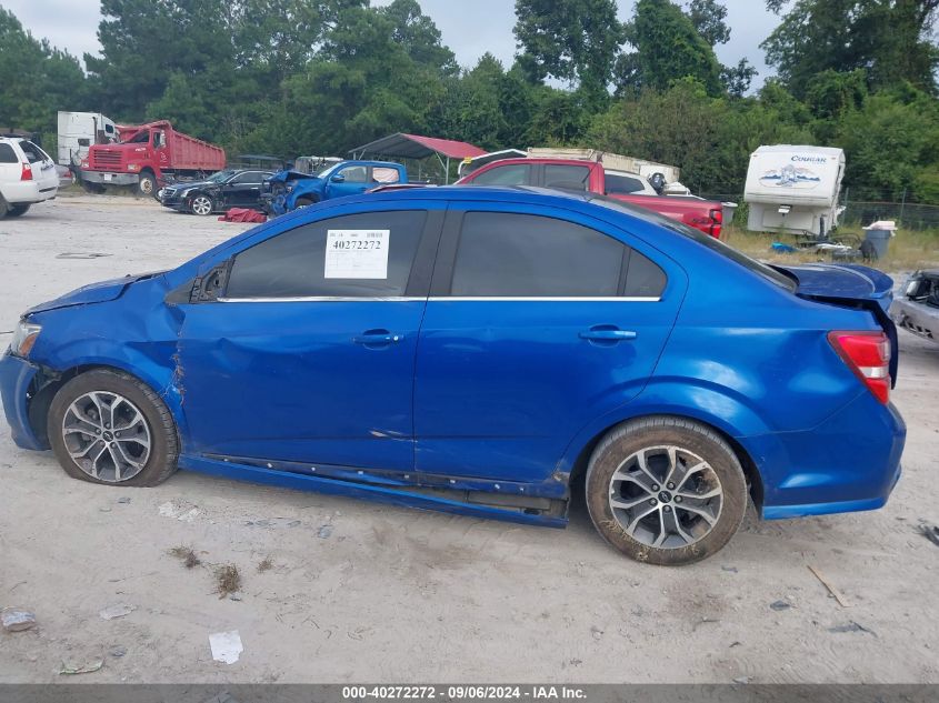 2019 Chevrolet Sonic Lt Auto VIN: 1G1JD5SB5K4149643 Lot: 40272272