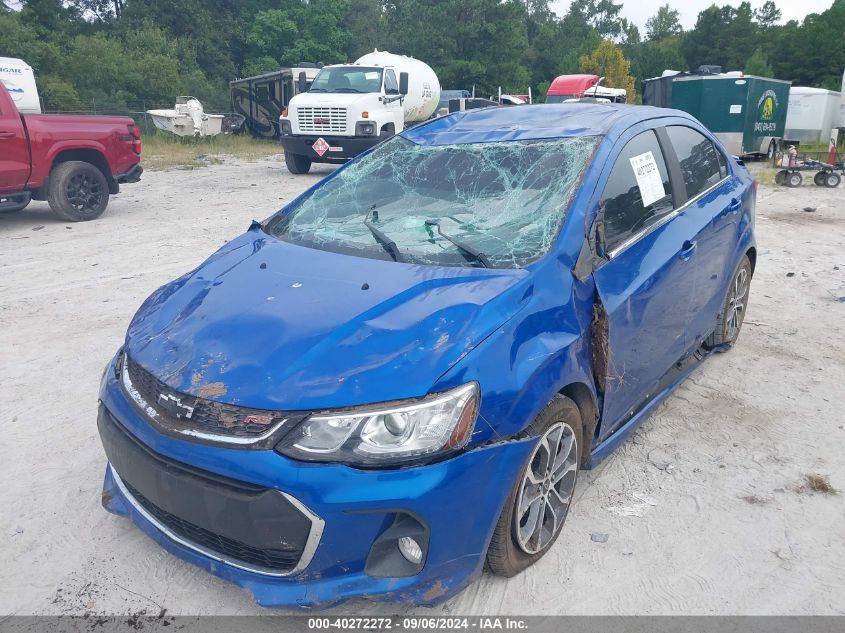 2019 Chevrolet Sonic Lt Auto VIN: 1G1JD5SB5K4149643 Lot: 40272272