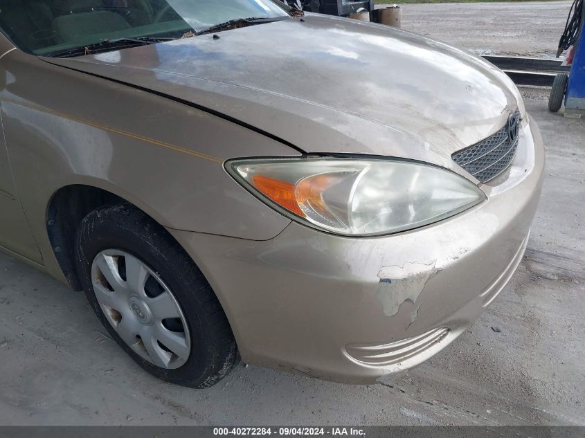 2002 Toyota Camry Le VIN: 4T1BE32KX2U536648 Lot: 40272284