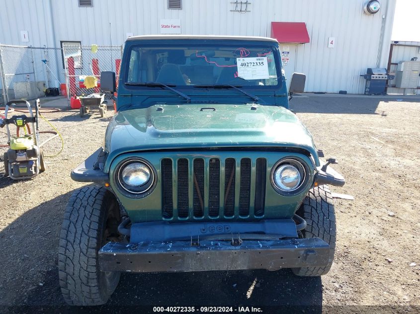 2000 Jeep Wrangler Sahara VIN: 1J4FA59S6YP747950 Lot: 40272335