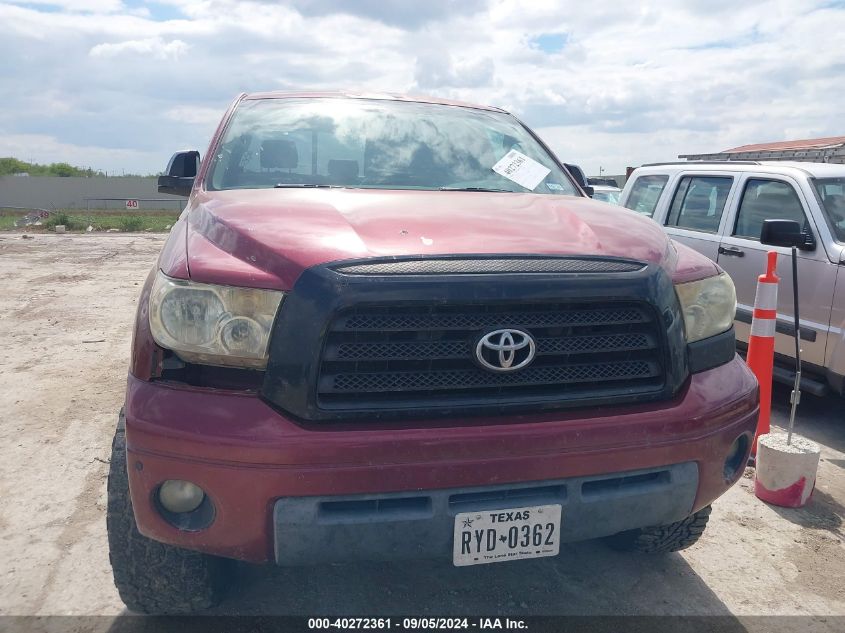 2008 Toyota Tundra Limited 5.7L V8 VIN: 5TFBV58128X072499 Lot: 40272361