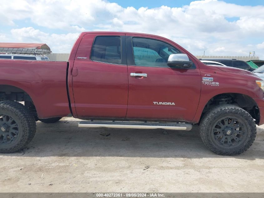 2008 Toyota Tundra Limited 5.7L V8 VIN: 5TFBV58128X072499 Lot: 40272361