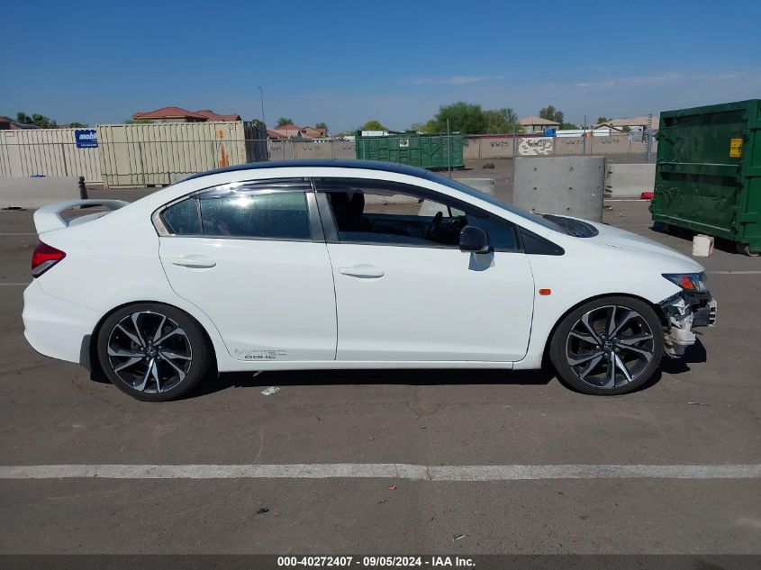 2013 Honda Civic Si VIN: 2HGFB6E57DH709684 Lot: 40272407