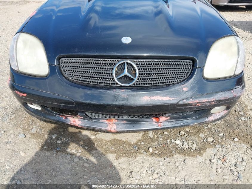 2001 Mercedes-Benz Slk 230 Kompressor VIN: WDBKK49F01F174200 Lot: 40272429