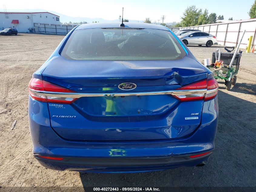 2018 Ford Fusion Se VIN: 3FA6P0HDXJR273175 Lot: 40272443