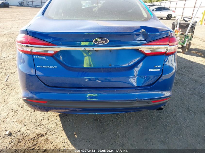 2018 Ford Fusion Se VIN: 3FA6P0HDXJR273175 Lot: 40272443