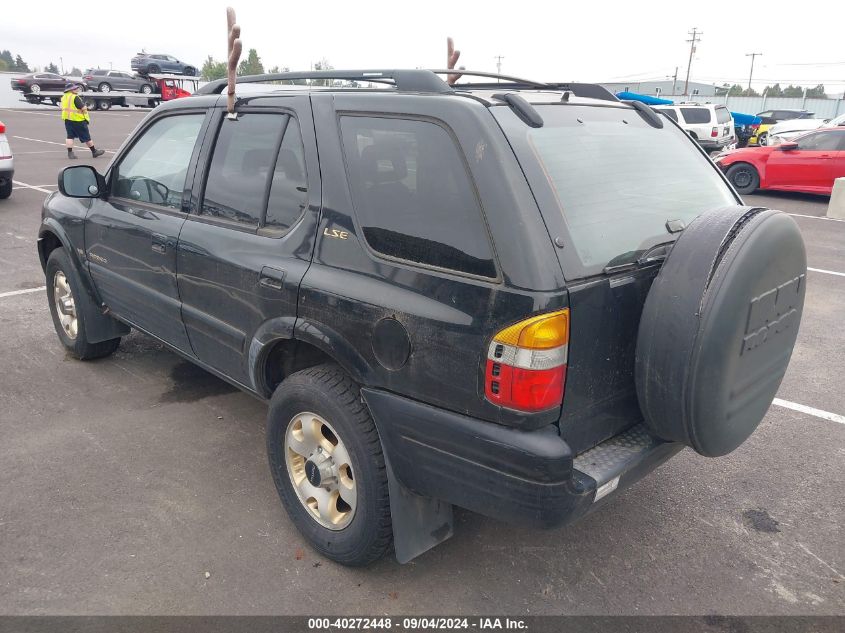 1999 Isuzu Rodeo Ls/Lse/S VIN: 4S2CM58W5X4335835 Lot: 40272448