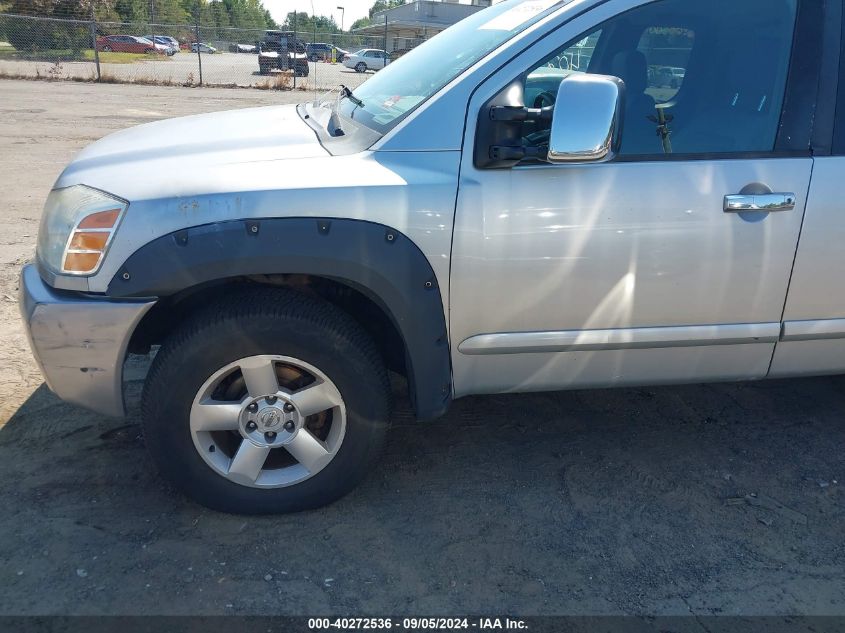 2004 Nissan Titan Se VIN: 1N6AA06B74N552515 Lot: 40272536