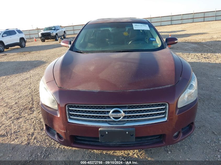 2010 Nissan Maxima 3.5 Sv VIN: 1N4AA5AP7AC827834 Lot: 40272755