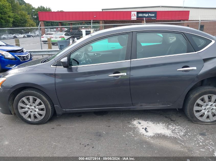 2014 Nissan Sentra S/Sv/Sr/Sl VIN: 3N1AB7AP6EL695651 Lot: 40272914