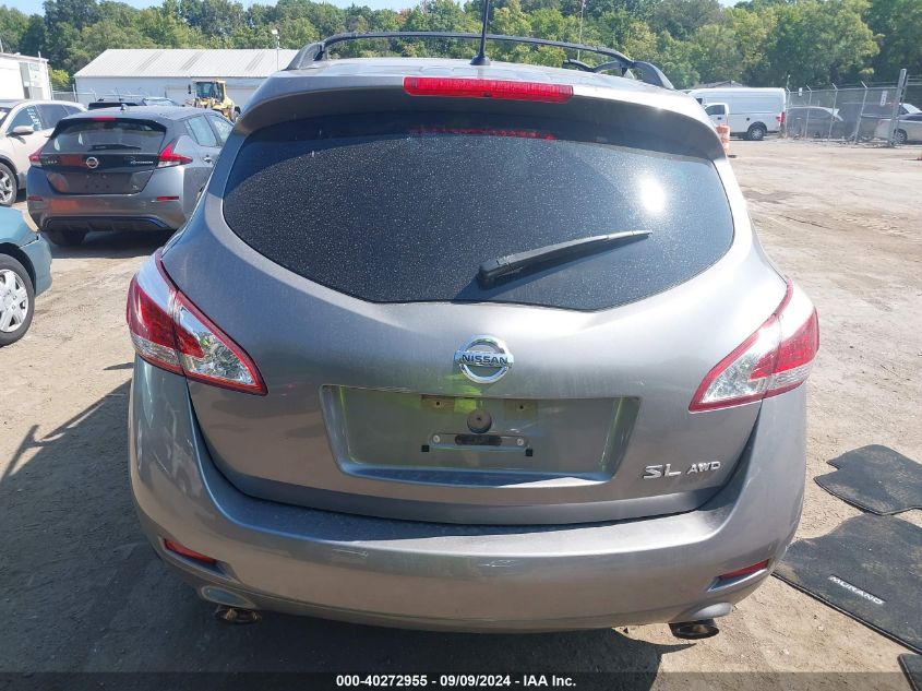 JN8AZ1MW4CW201467 2012 Nissan Murano Sl