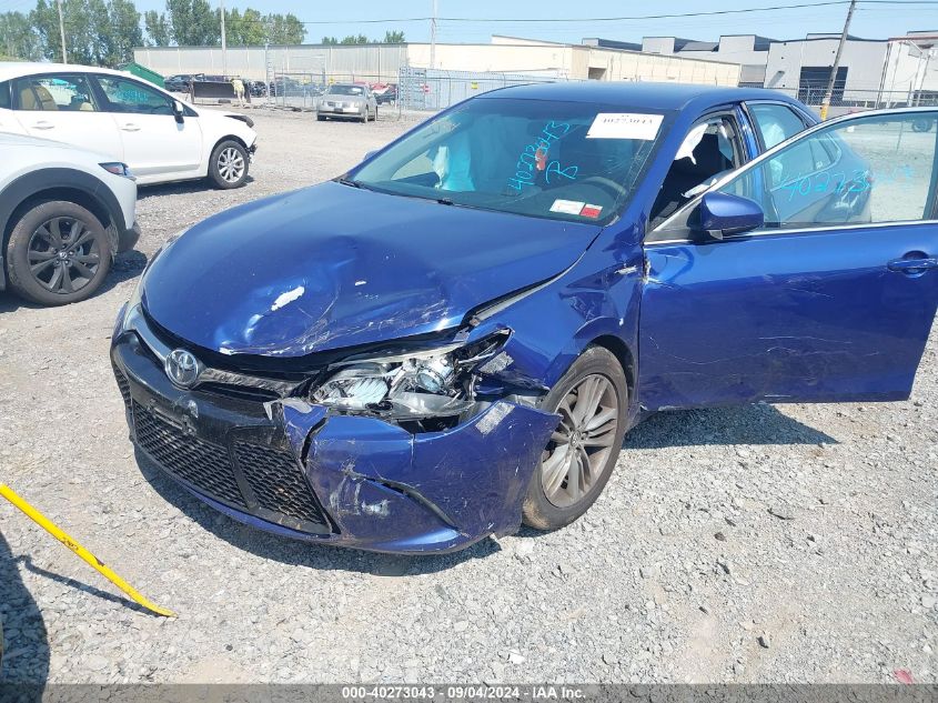 2015 Toyota Camry Se VIN: 4T1BF1FK3FU945334 Lot: 40273043