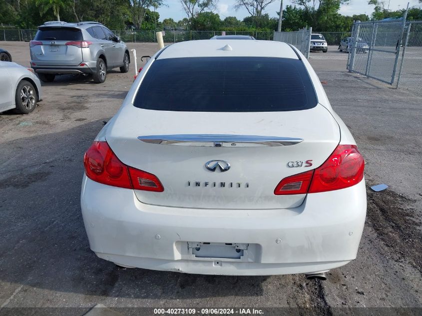 2012 Infiniti G37 Sport VIN: JN1CV6AP3CM936286 Lot: 40273109