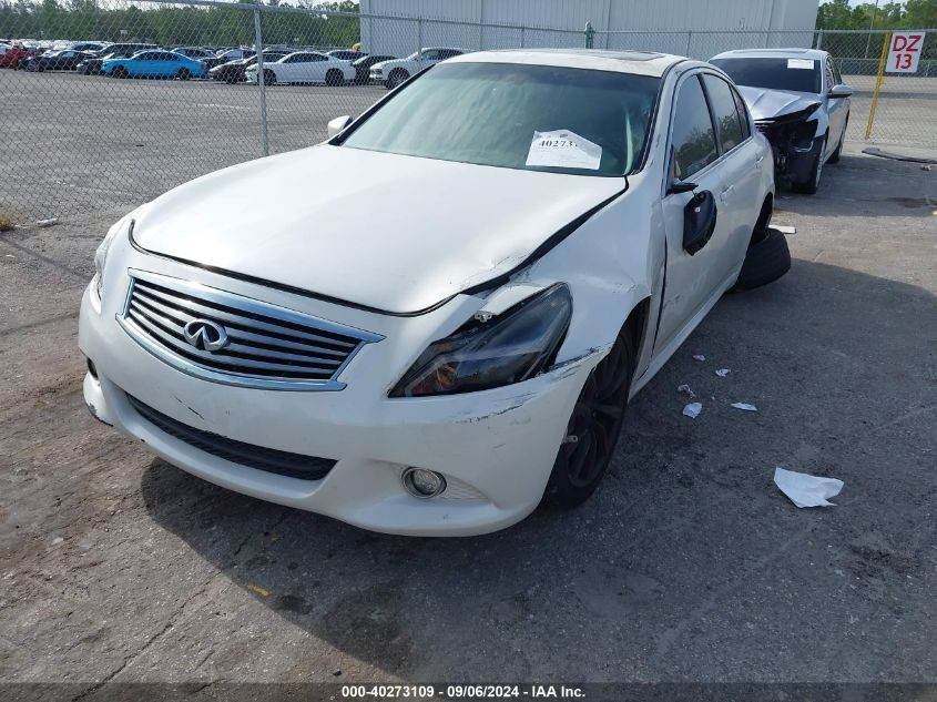 2012 Infiniti G37 Sport VIN: JN1CV6AP3CM936286 Lot: 40273109