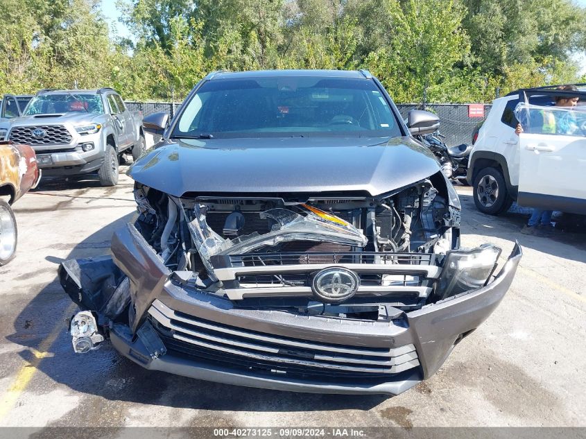 2019 Toyota Highlander Xle VIN: 5TDJZRFH4KS605084 Lot: 40273125