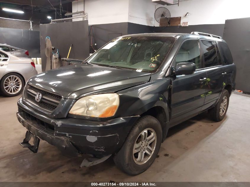 2005 Honda Pilot Ex-L VIN: 5FNYF18545B062694 Lot: 40273154