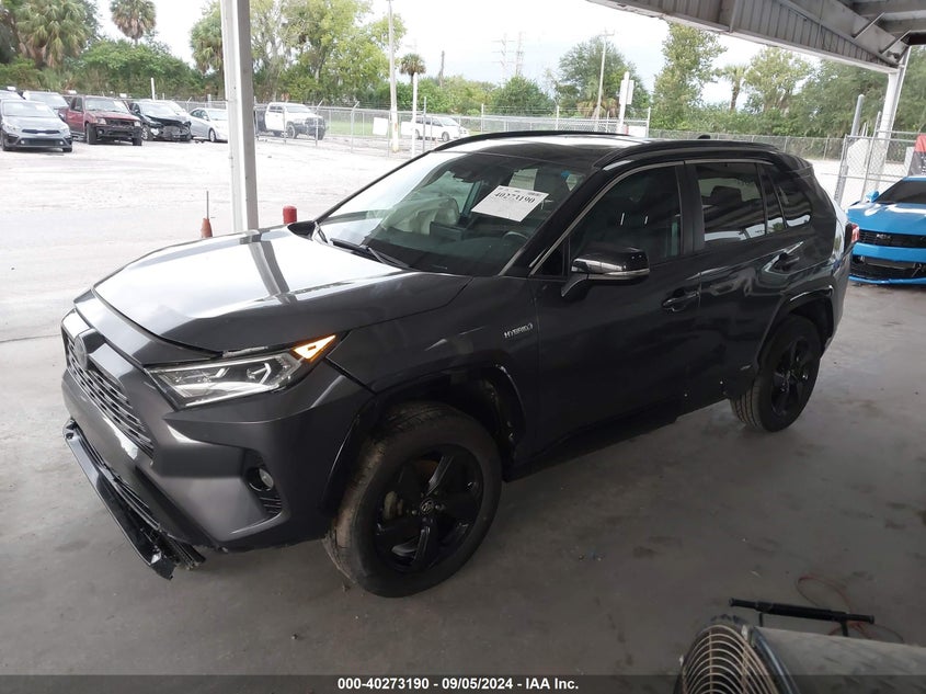 VIN: 2T3EWRFV3KW030684 2019 TOYOTA RAV4 HYBRID XSE