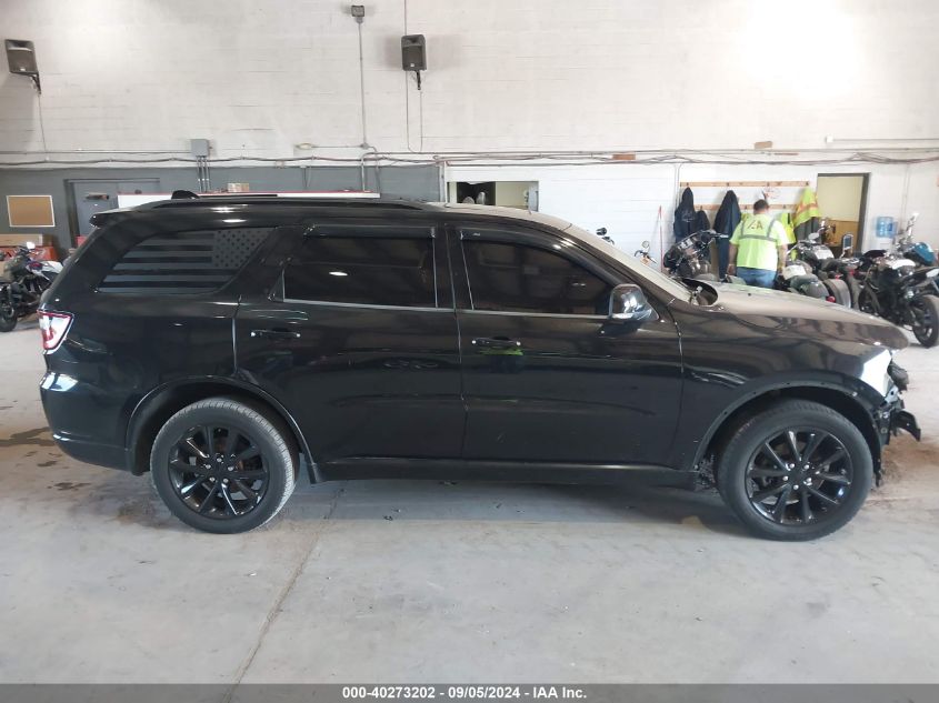 2018 Dodge Durango Gt Awd VIN: 1C4RDJDG4JC187106 Lot: 40273202