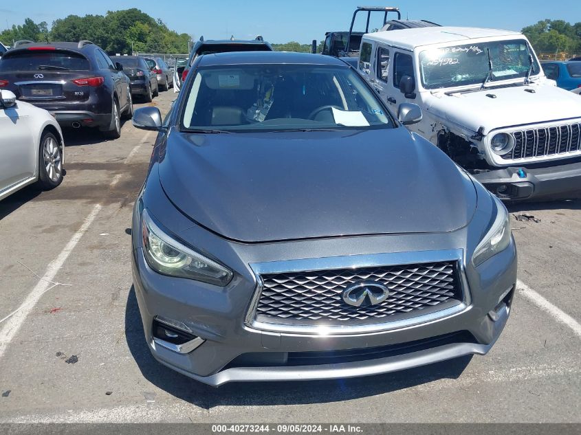 2019 Infiniti Q50 3.0T Luxe VIN: JN1EV7AP1KM514272 Lot: 40273244