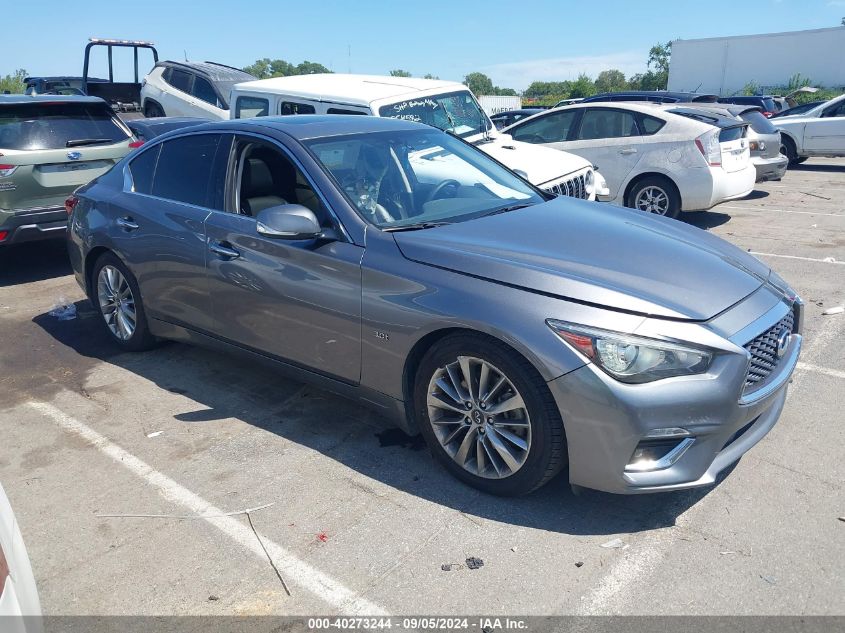 2019 Infiniti Q50 3.0T Luxe VIN: JN1EV7AP1KM514272 Lot: 40273244