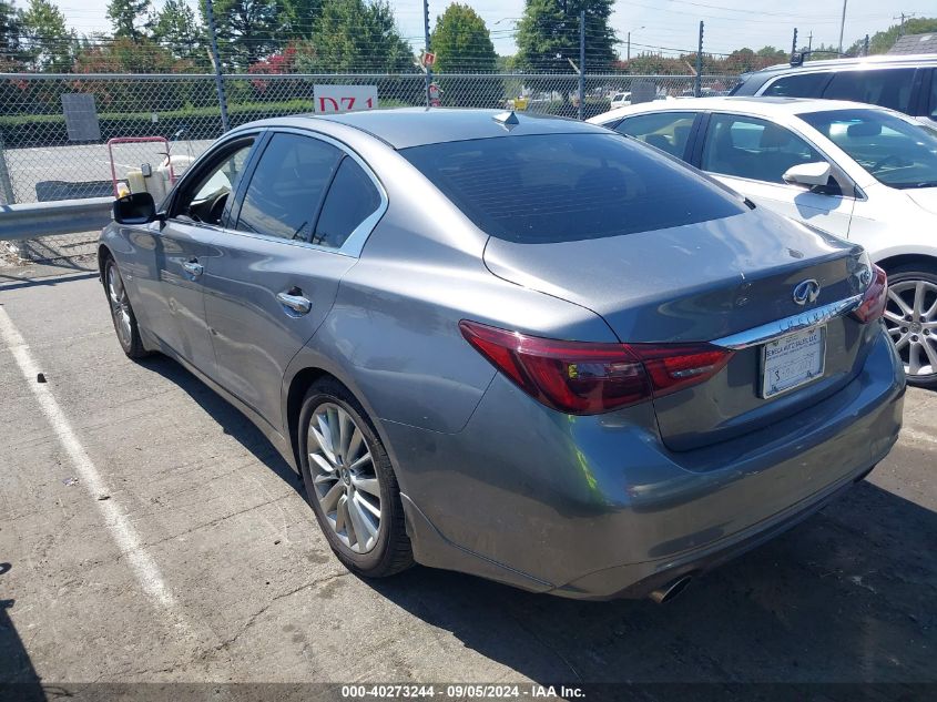 2019 Infiniti Q50 3.0T Luxe VIN: JN1EV7AP1KM514272 Lot: 40273244