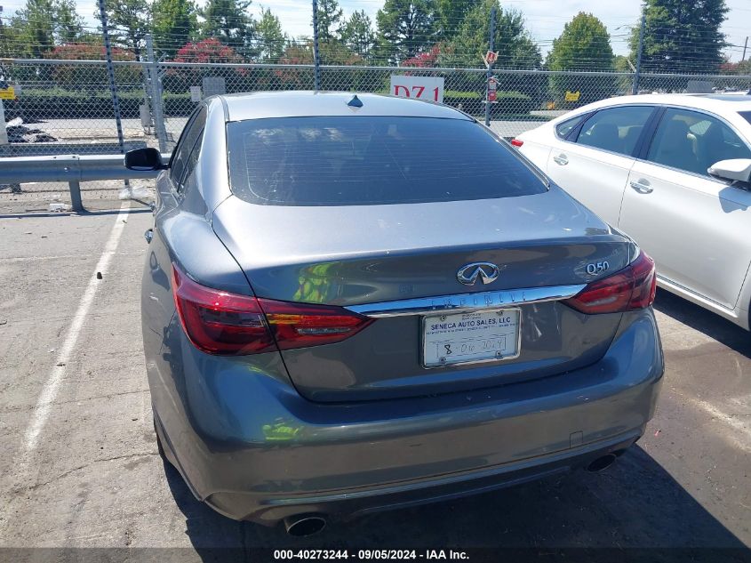 2019 Infiniti Q50 3.0T Luxe VIN: JN1EV7AP1KM514272 Lot: 40273244