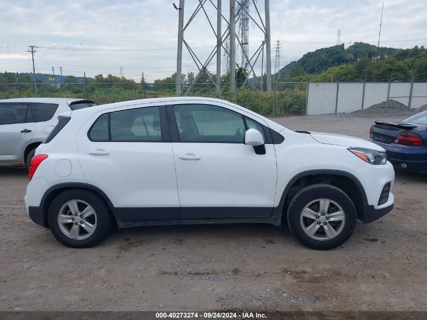 2020 Chevrolet Trax Ls VIN: 03GNCJNSB3LL16024 Lot: 40273274