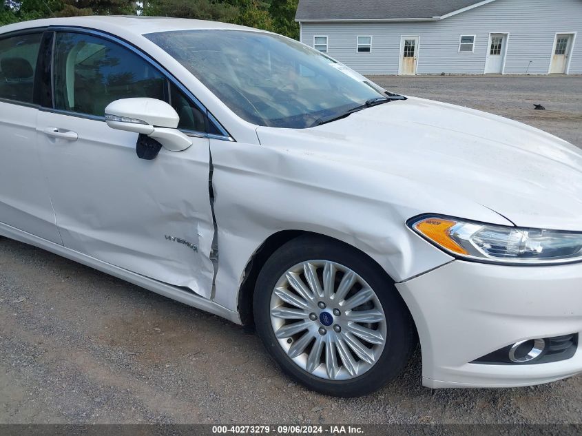 2015 Ford Fusion Hybrid Se VIN: 3FA6P0LU0FR149866 Lot: 40273279