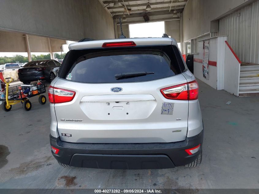 2019 Ford Ecosport Se VIN: MAJ3S2GE5KC284527 Lot: 40273282