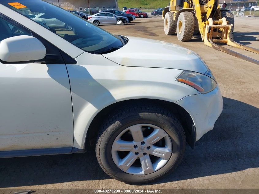 2006 Nissan Murano S VIN: JN8AZ08W06W551235 Lot: 40273298